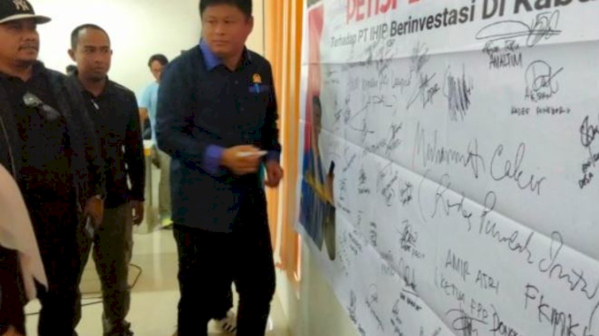 Perwakilan Desa di Malili Sampaikan Dukungan Investasi PT IHIP
