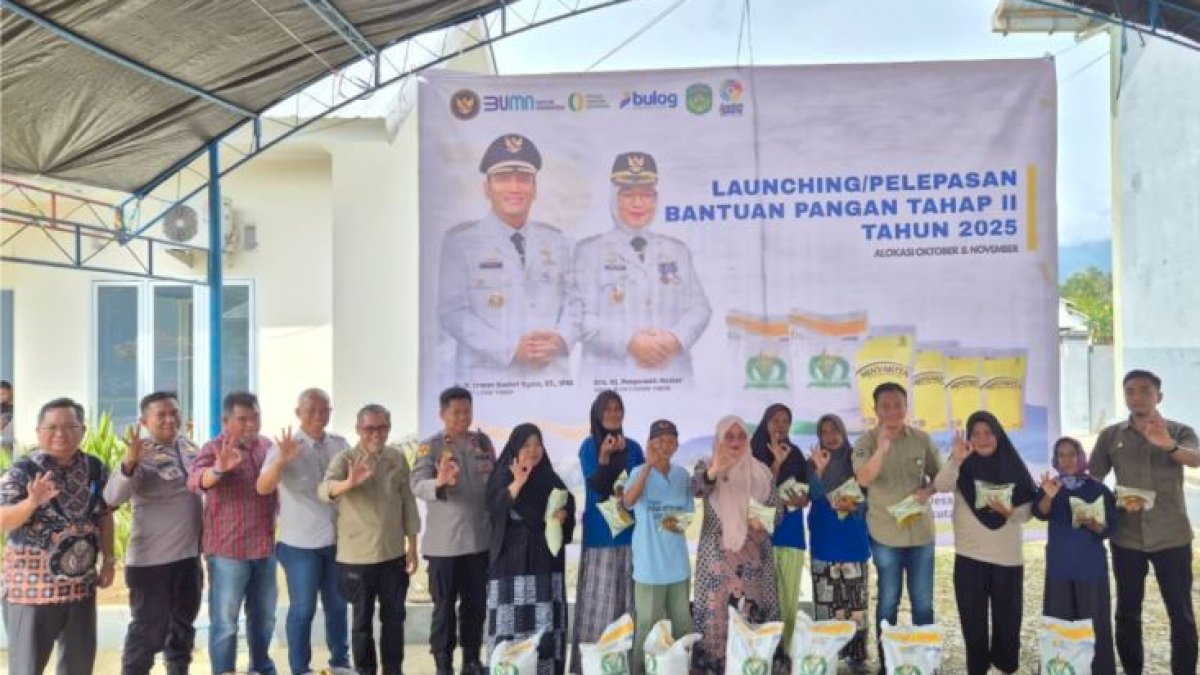 Wahidin Wahid Ikut Lepas Bantuan Pangan di Luwu Timur