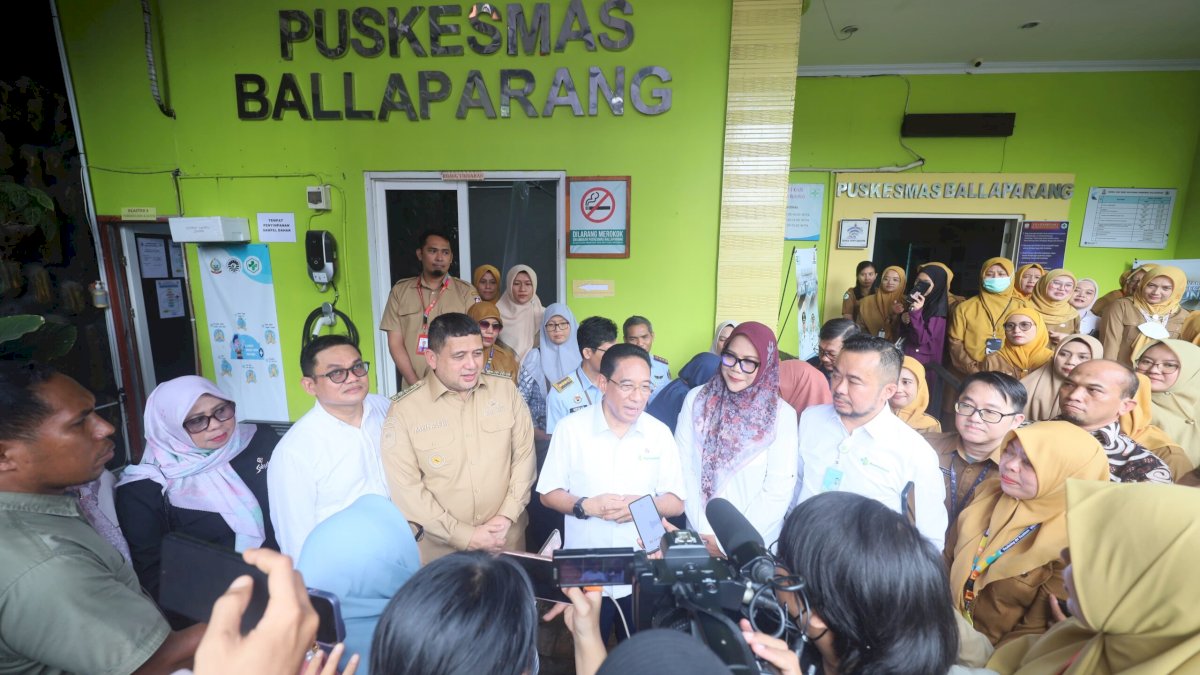 Munafri Dampingi Wamenkes RI Tinjau Inovasi “Hantu Mesra” di Makassar, Perkuat Pemberantasan TBC