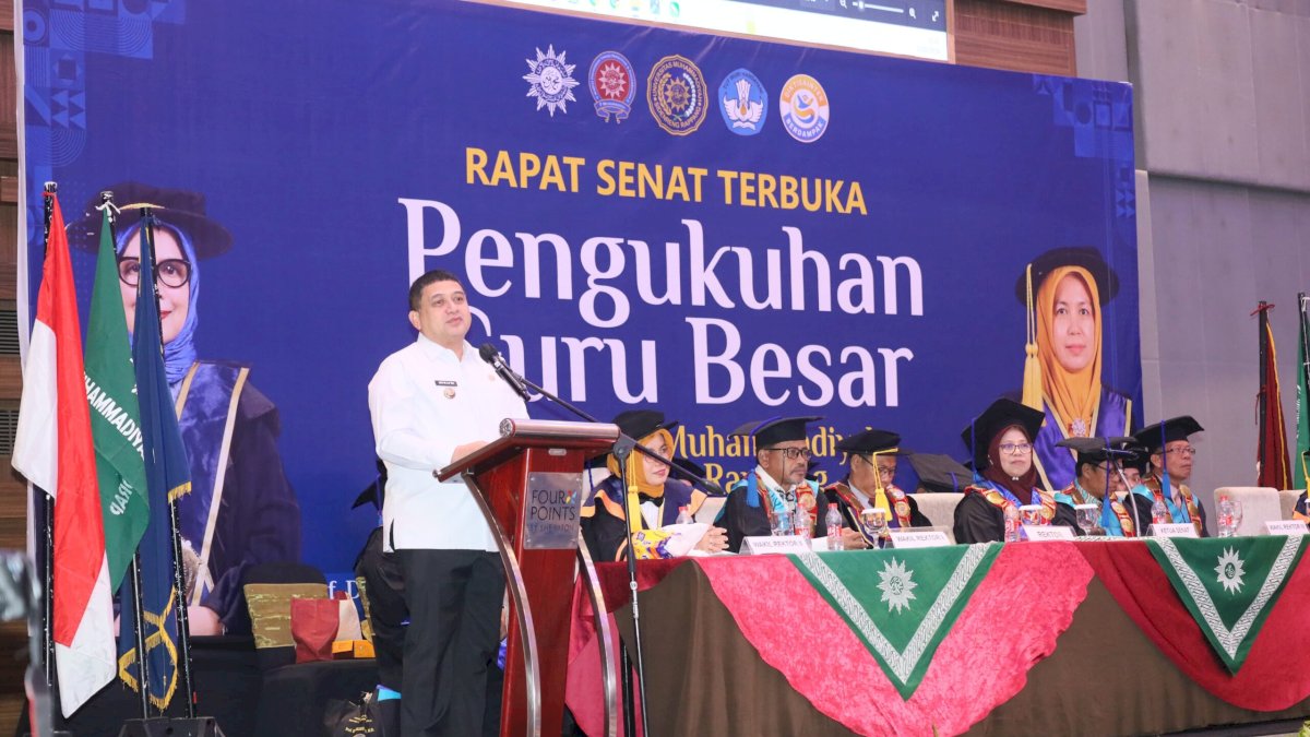 Pengukuhan Guru Besar UM Sidrap, Munafri Soroti Etika dan Akuntabilitas Negara