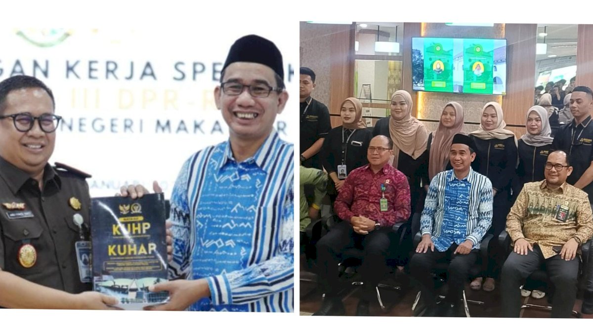 Rudianto Lallo Reses ke Kejari dan PN Makassar, Bahas Penguatan Penegakan Hukum