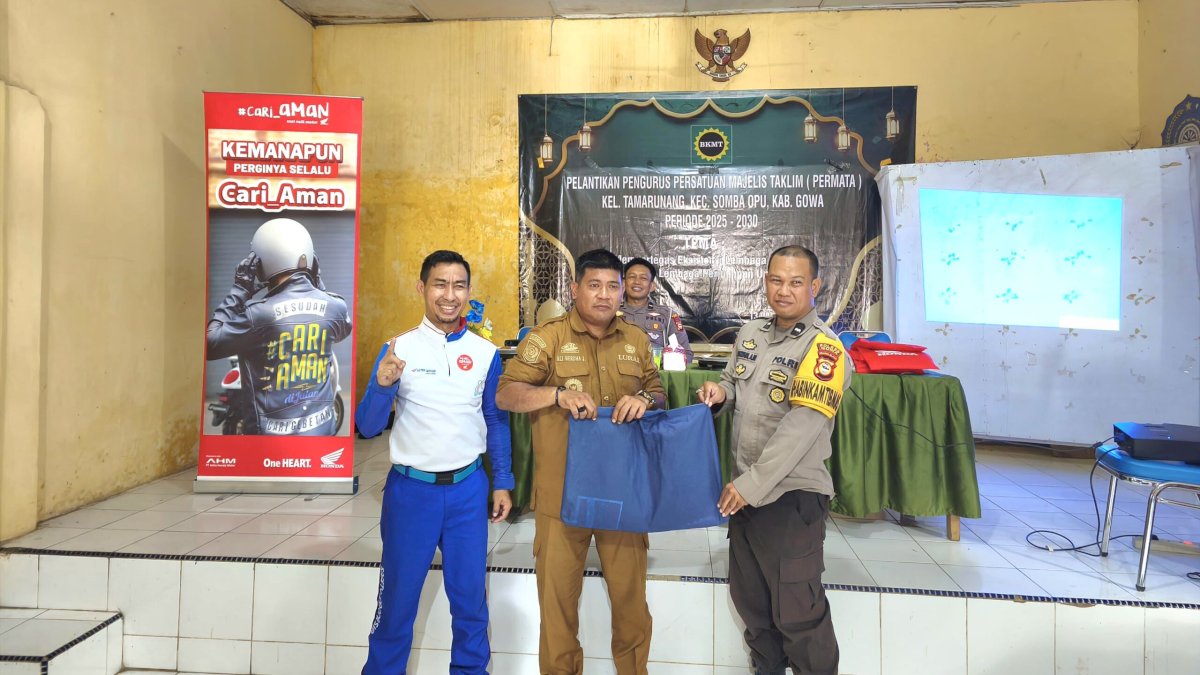 Asmo Sulsel Edukasi Safety Riding Perangkat Pemerintahan Keluarahan Tamarunang