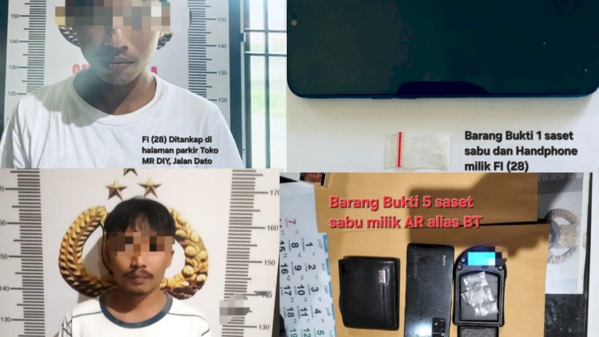 Sehari, Satresnarkoba Polres Bulukumba Ungkap Dua Kasus Peredaran Sabu