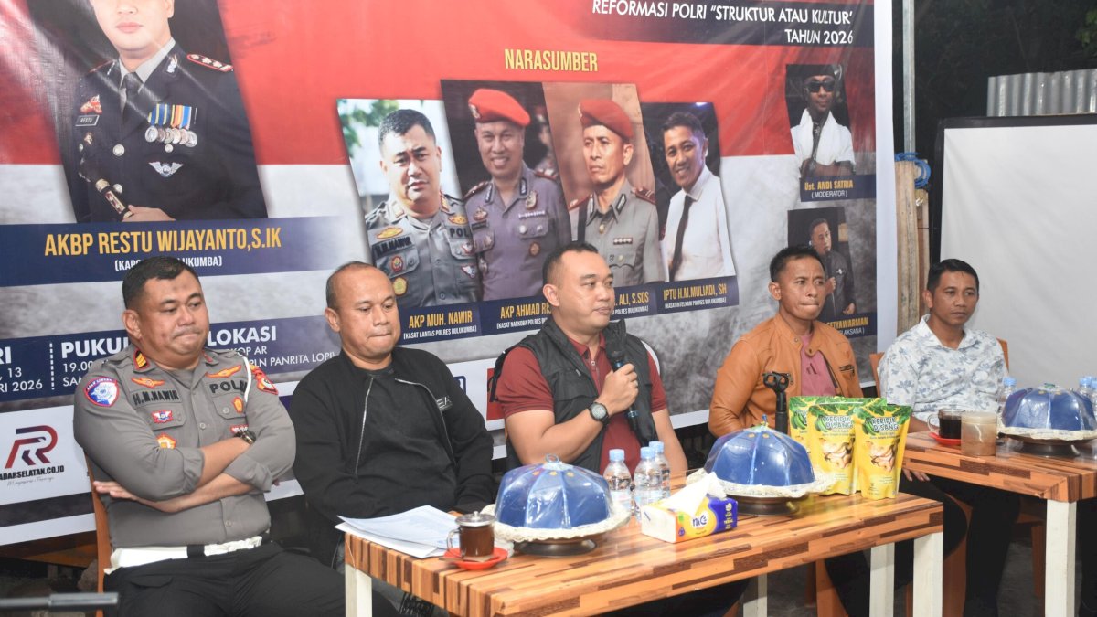 Kapolres Bulukumba Bersama 4 Kasat Jadi Narasumber Dialog Awal Tahun 2026