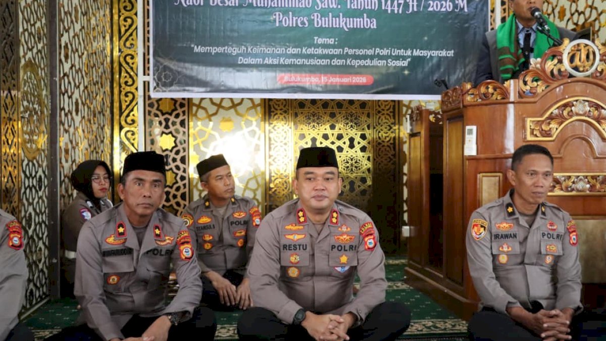 Polres Bulukumba Gelar Peringatan Isra Mi’raj Nabi Muhammad SAW 1447 H