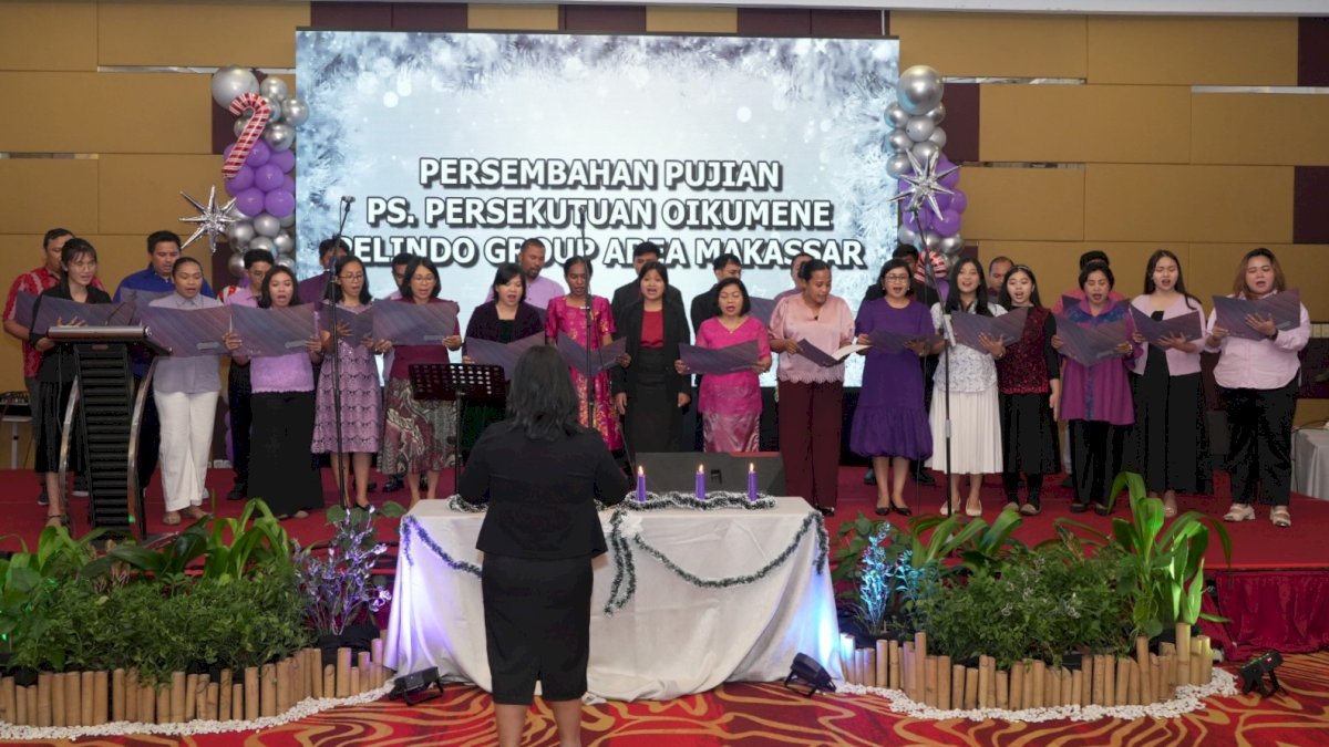 Kebersamaan Lintas Unit Kerja, Persekutuan Oikumene Pelindo Group Area Makassar Rayakan Natal 2025