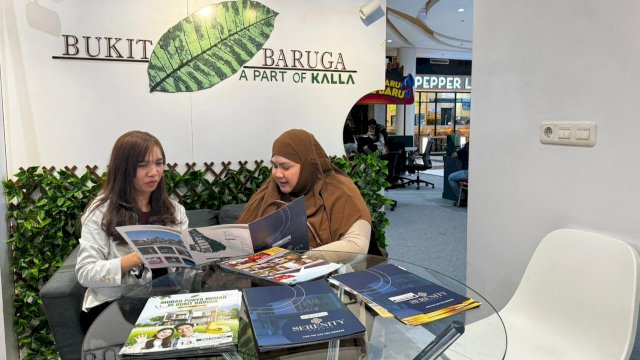 Booth Bukit Baruga di pameran Xplor Xhibit di TSM Makassar. Foto: Istimewa.