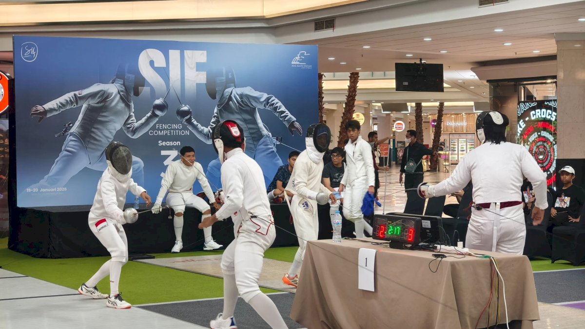 Fencing Competition Season 3 di Mal Ratu Indah Hadirkan Atlet Muda dari Berbagai Kategori