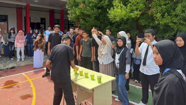 Perayaan 11 tahun SMP Telkom Makassar. Foto: Istimewa.