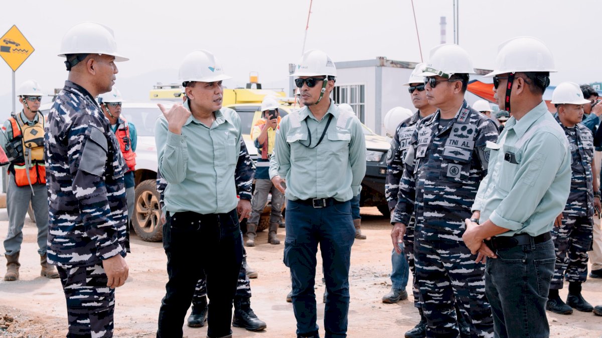 Sinergi Industri dan Pertahanan Laut, Dankodaeral VI Makassar Kunjungi PT Vale IGP Morowali