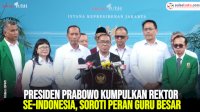 VIDEO: Presiden Prabowo Kumpulkan Rektor Se-Indonesia, Soroti Peran Guru Besar