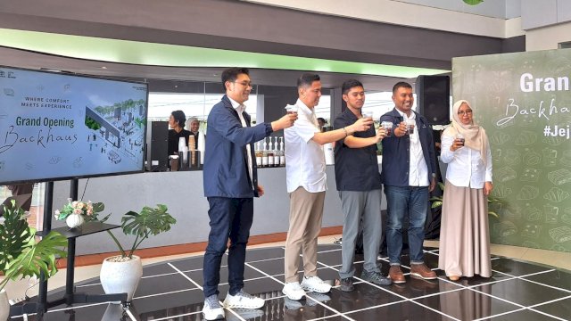 Pembukaan Backhaus di Kalla Toyota Alauddin. Foto: Sri Wahyu Diastuti / Sulselsatu.com.