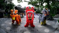Bugis Waterpark Adventure Sambut Tahun Baru Imlek dengan Parade Barongsai