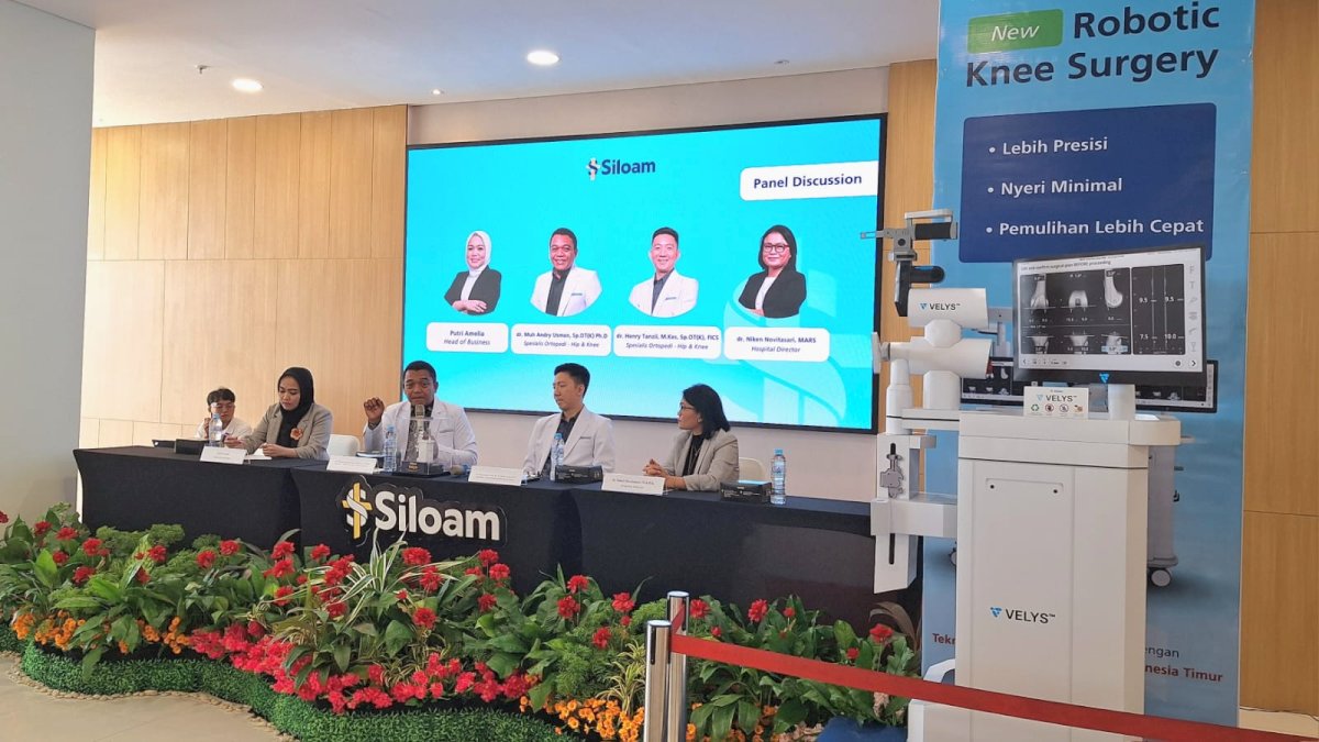 Operasi Lutut Robotik Pertama di Indonesia Timur Kini Hadir di Siloam Hospitals Makassar
