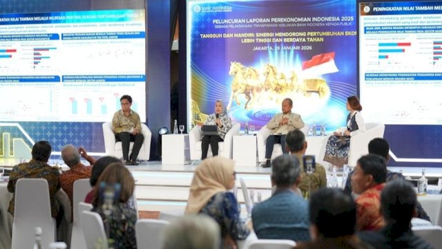 Peluncuran Laporan Perekonomian Indonesia (LPI) 2025. Foto: Istimewa.
