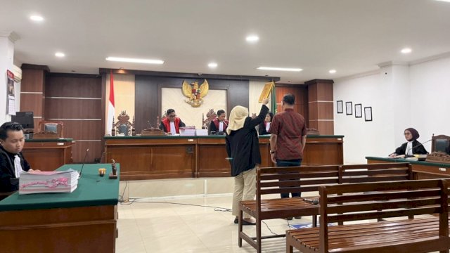 Persidangan kasus korupsi Bank Sulselbar. Foto: Istimewa. 
