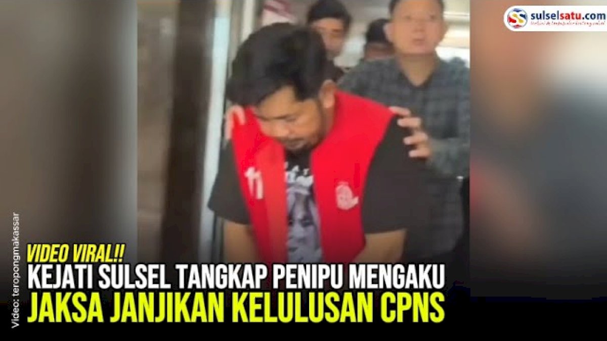 VIDEO: Kejati Sulsel Tangkap Penipu Mengaku Jaksa Janjikan Kelulusan CPNS