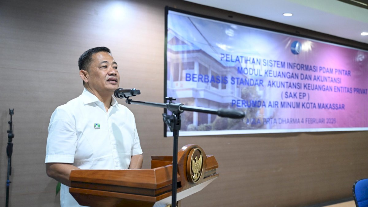 Perkuat Tata Kelola, PDAM Makassar Gelar Pelatihan Keuangan Berbasis SAK EP