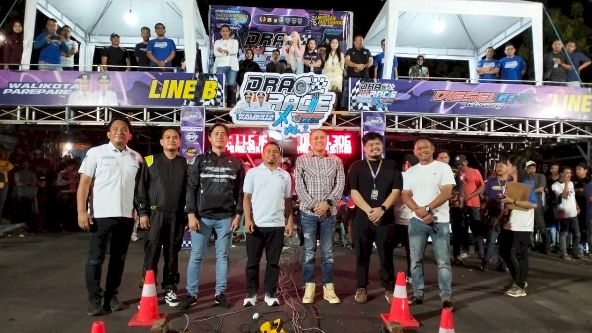 Drag Race Wali Kota Parepare X Resmi Dibuka, 800 Starter Panaskan Pantai Sumpang Minangae