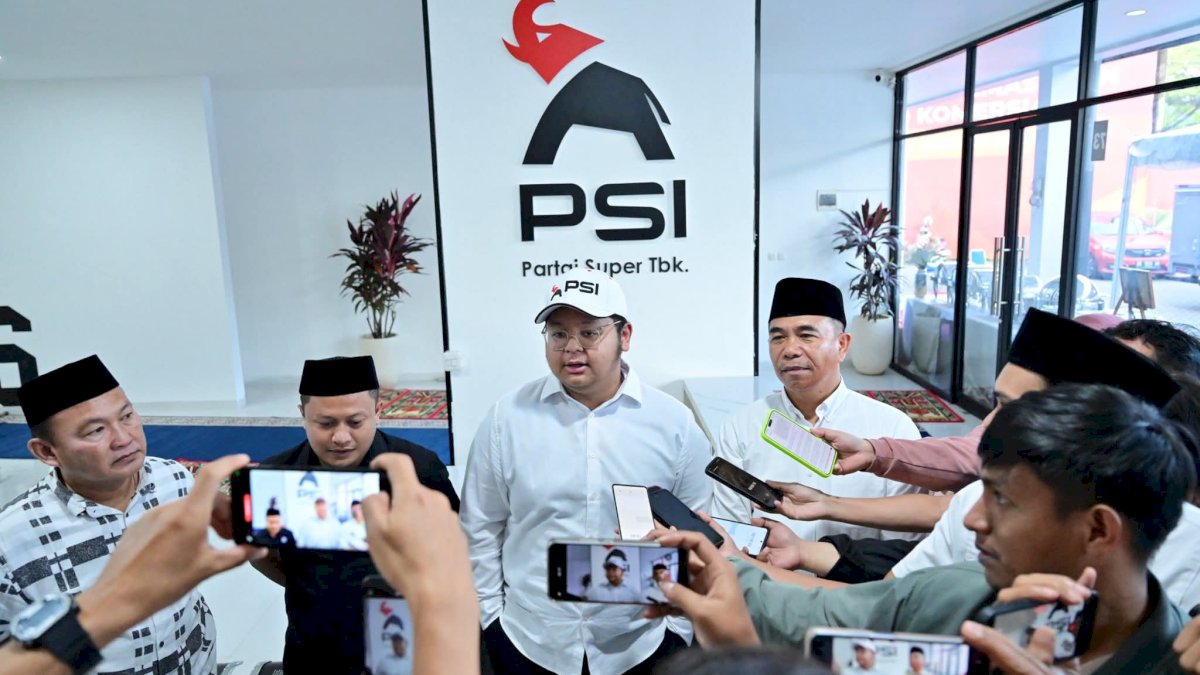 Usai Resmikan Kantor DPW PSI Sulsel, Gandi Rusdi Keliling Daerah