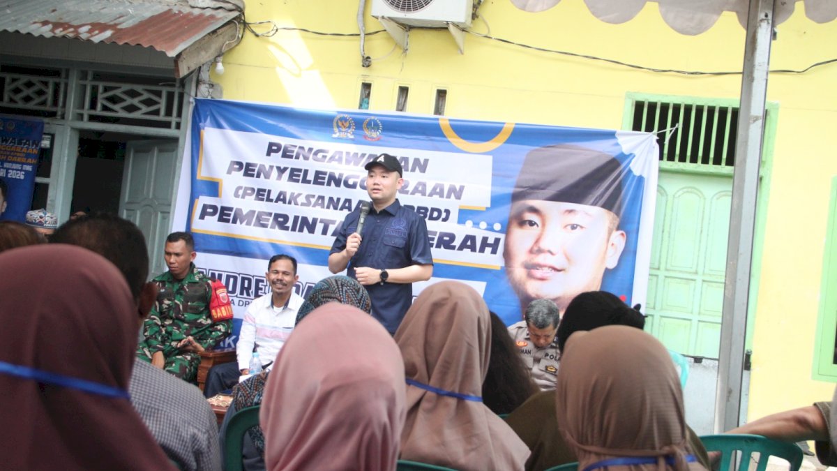 Pengawasan DPRD Sulsel di Mariso, Andre Prasetyo Tanta Tampung Keluhan Bansos dan Sanitasi