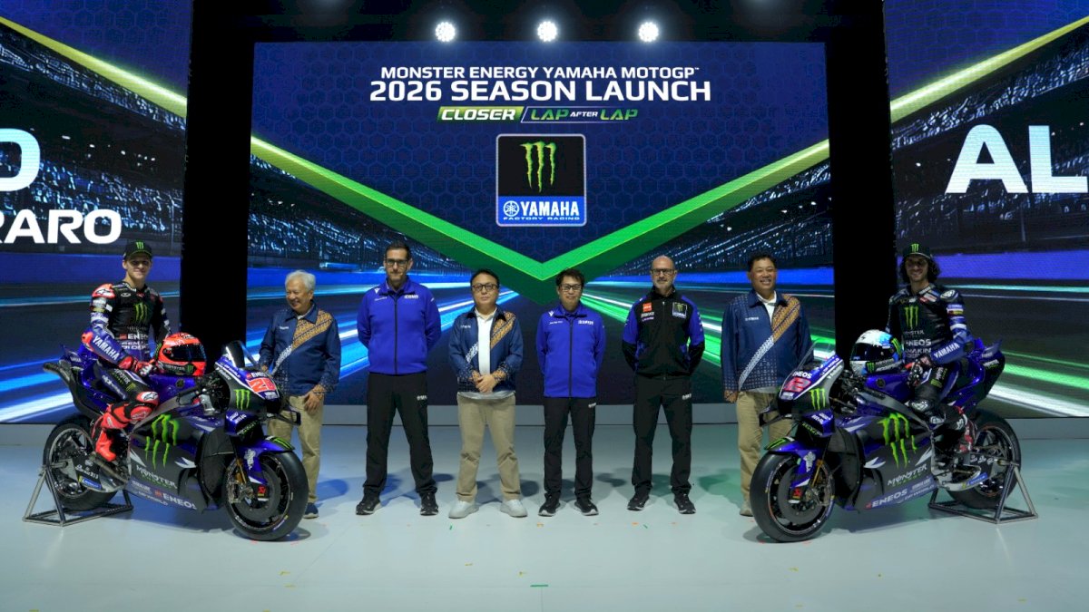 Launching Livery 2026 di Indonesia, Tim Monster Energy Yamaha MotoGP Masuk Era V4