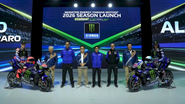 Peluncuran Livery 2026 Tim Monster Energy Yamaha MotoGP di Indonesia. Foto: Istimewa.