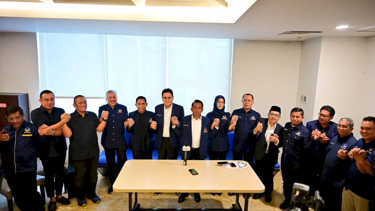 NasDem Sulsel Konsolidasi Internal, Syaharuddin Alrif Dorong Soliditas Kader hingga Tingkat Bawah