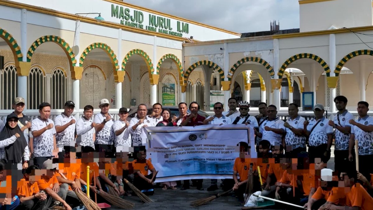Jelang Ramadan, Ditjenpas Sulsel Gandeng Rutan Makassar Gelar Baksos di UNM