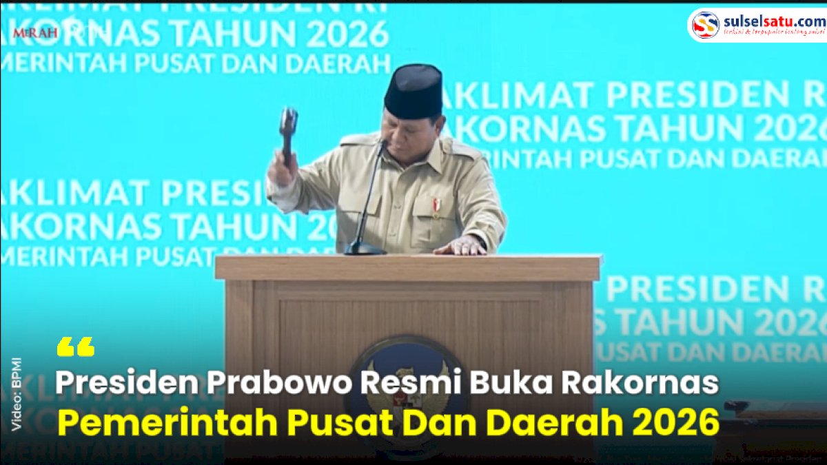 VIDEO: Presiden Prabowo Resmi Buka Rakornas Pemerintah Pusat dan Daerah 2026