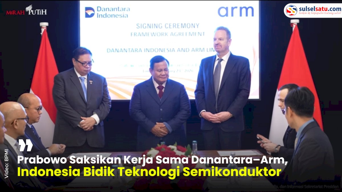 VIDEO: Prabowo Saksikan Kerja Sama Danantara–Arm, Indonesia Bidik Teknologi Semikonduktor