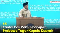 VIDEO: Pantai Bali Penuh Sampah, Prabowo Tegur Kepala Daerah