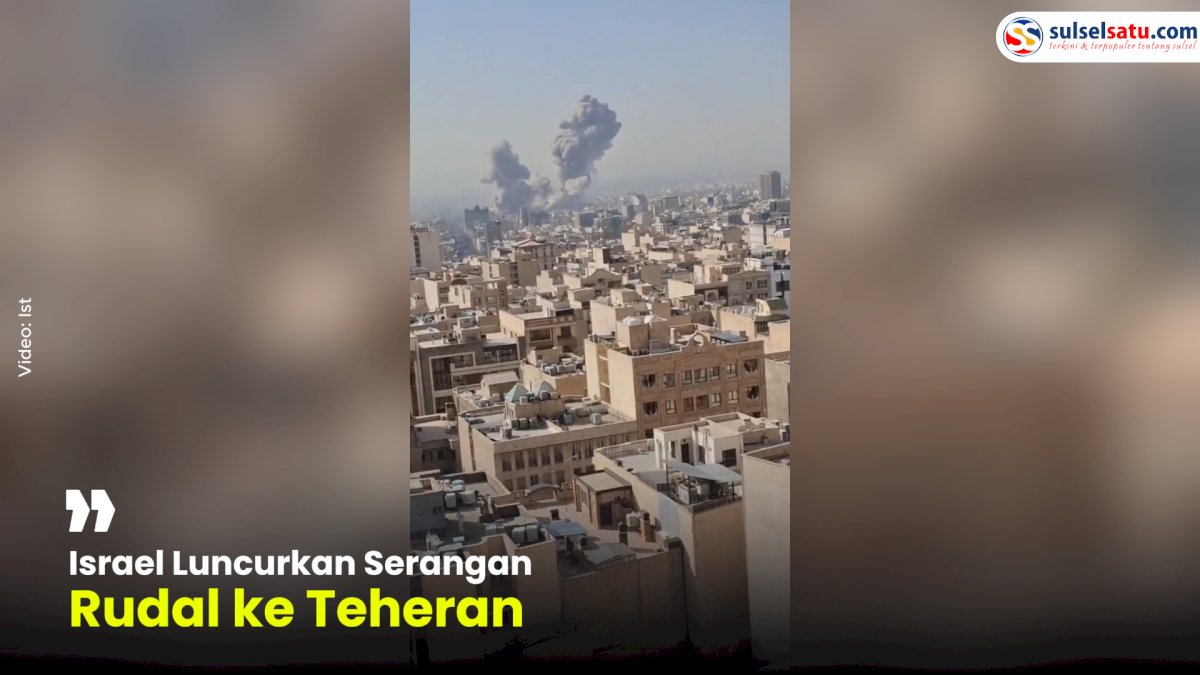 VIDEO: Israel Luncurkan Serangan Rudal ke Teheran