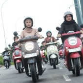 Scoopy Girls Match &amp; Style, Padukan Berkendara Aman dan Ekspresi Gaya Anak Muda Makassar