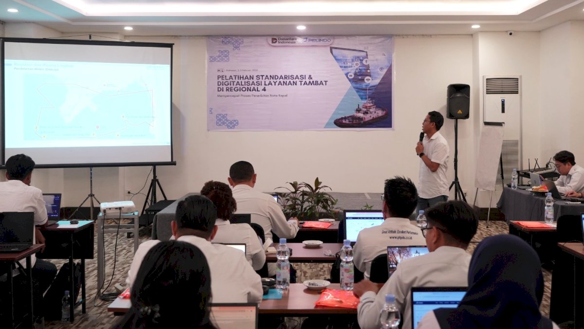 Tingkatkan Pelayanan, Pelindo Regional 4 Pelatihan Standardisasi dan Digitalisasi Layanan Tambat