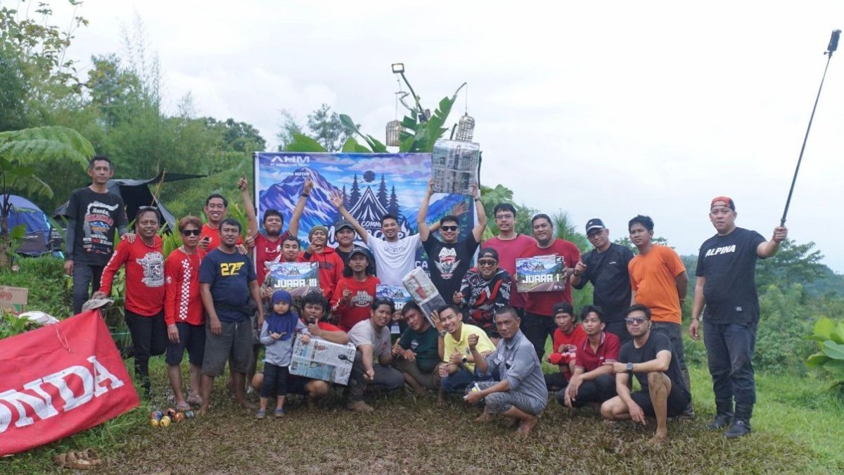 Asmo Sulsel Pererat Kebersamaan Komunitas Lewat Honda Bikers Motour Camp 2026
