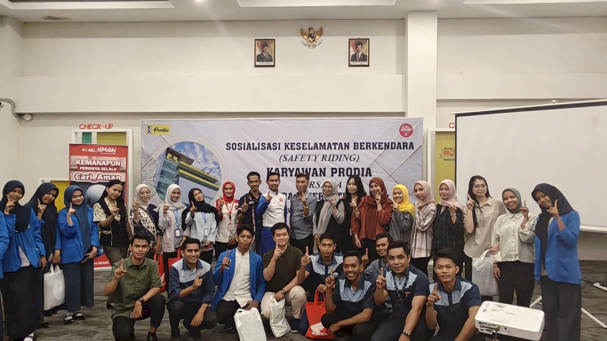 Edukasi Berkendara Aman Asmo Sulsel Sasar Karyawan Prodia Makassar