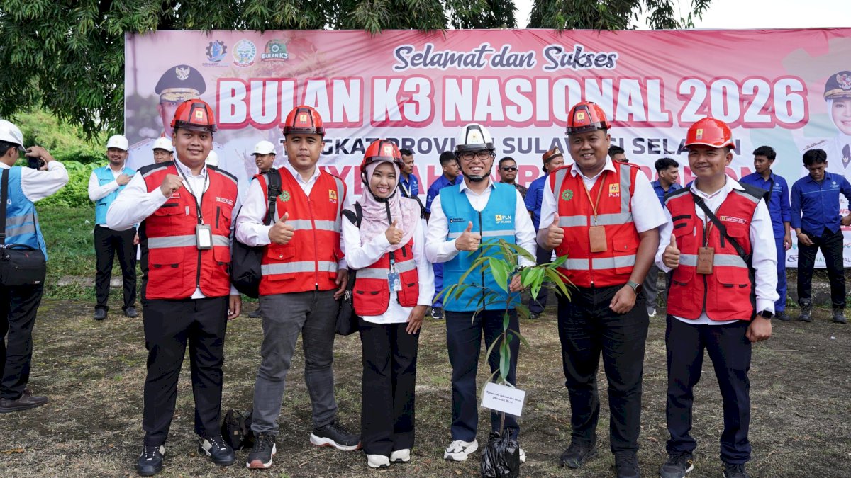 Budaya K3 PLN UIP Sulawesi Borong Penghargaan pada Bulan K3 Nasional 2026