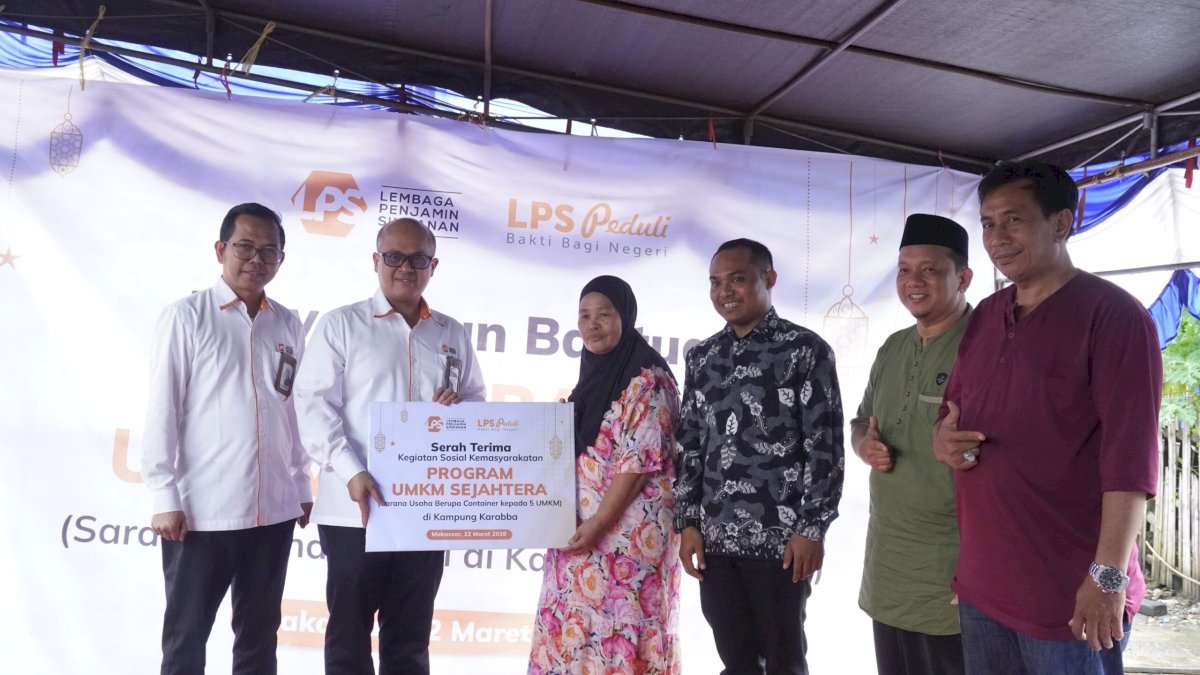 Kegiatan Sosial Kemasyarakatan Ramadan LPS Hadir di Kampung Karabba Dukung UMKM Sejahtera