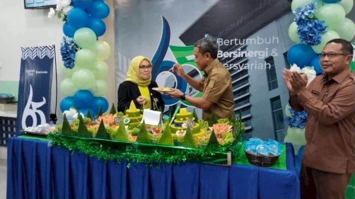 Bupati Paris Yasir Hadiri HUT ke-65 Bank Sulselbar Cabang Jeneponto