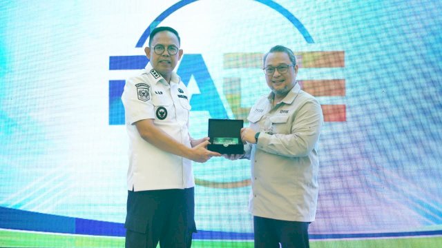 Direktur Operasional &amp; TI Bank Sulselbar Iswadi Ayub saat peluncuran aplikasi. Foto: Istimewa.
