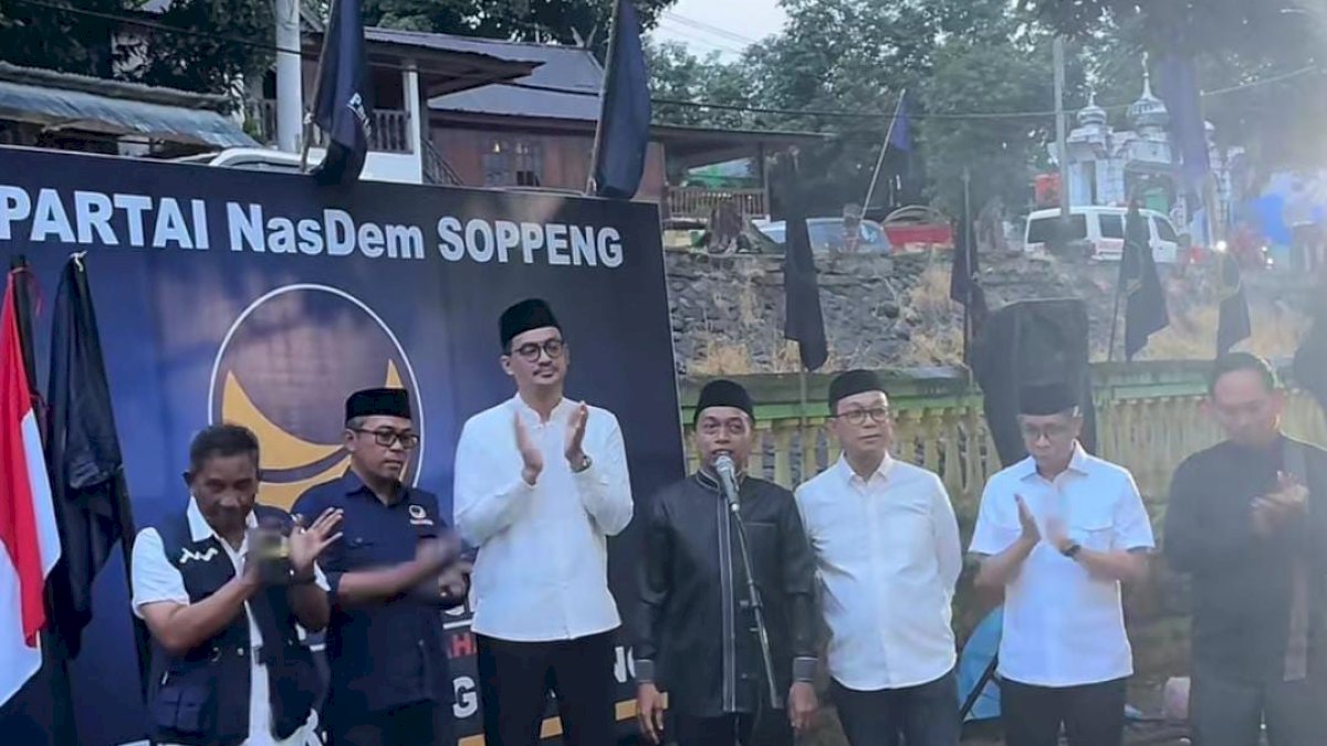 Syaharuddin Alrif Pimpin Konsolidasi NasDem di Soppeng, Suwardi–Selle Kompak Hadir