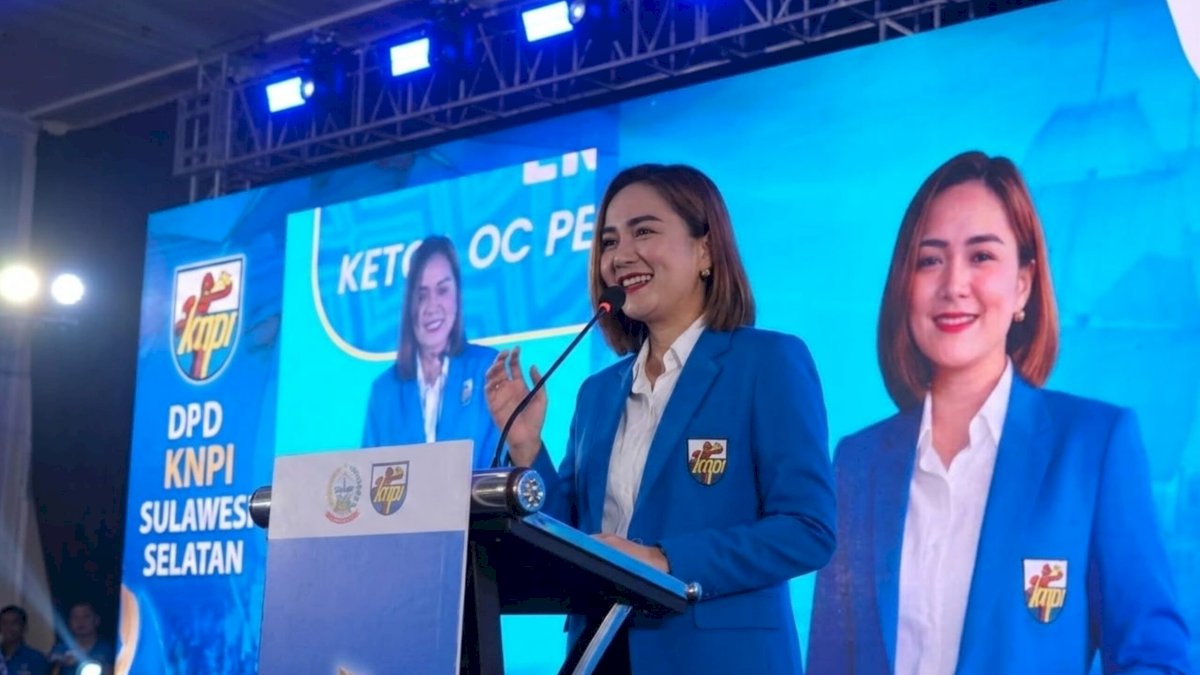 Sosok Erika Tansil, Perempuan di Balik Meriahnya Pelantikan KNPI Sulsel