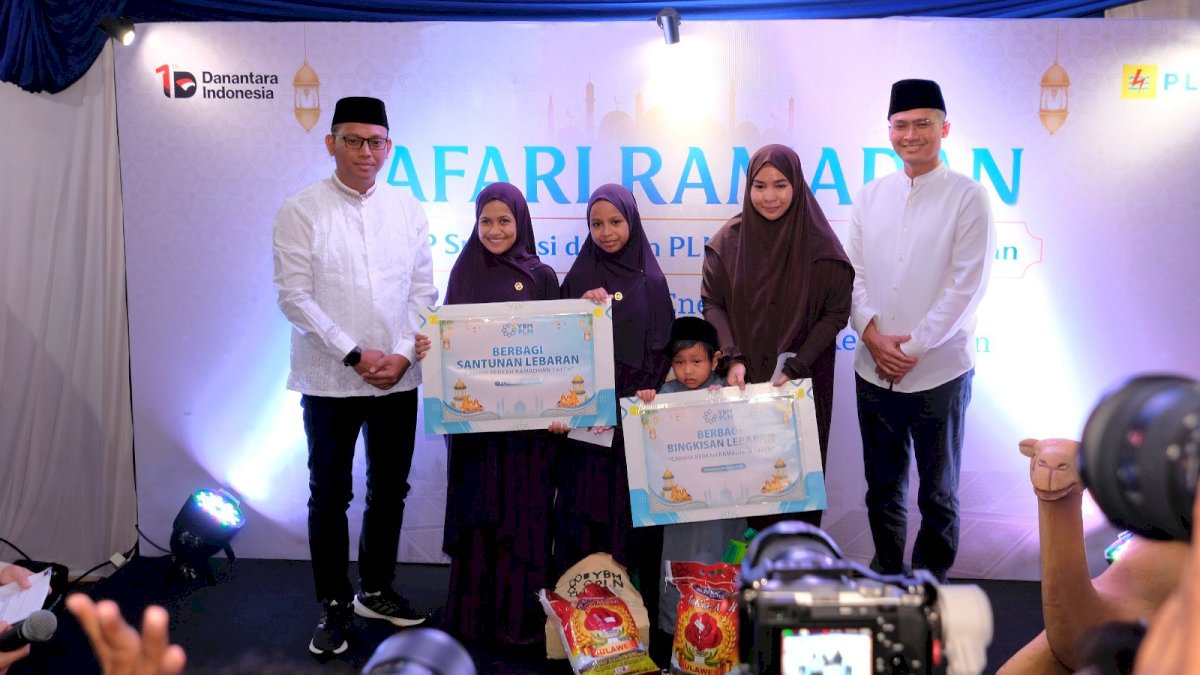 Safari Ramadan PLN UIP Sulawesi Bagi Santunan dan Sembako kepada Anak Panti Asuhan
