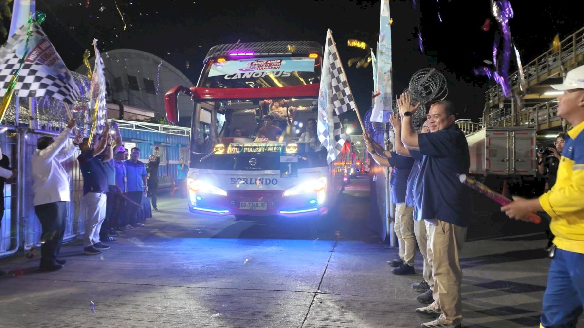 Mudik Gratis 2026, SPJM Berangkatkan 360 Pemudik dari Makassar