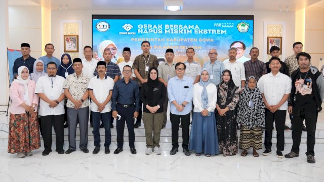 Pemkab Gowa dan IJTI kolaborasi tekan angka kemiskinan ekstrem. Foto: Istimewa.
