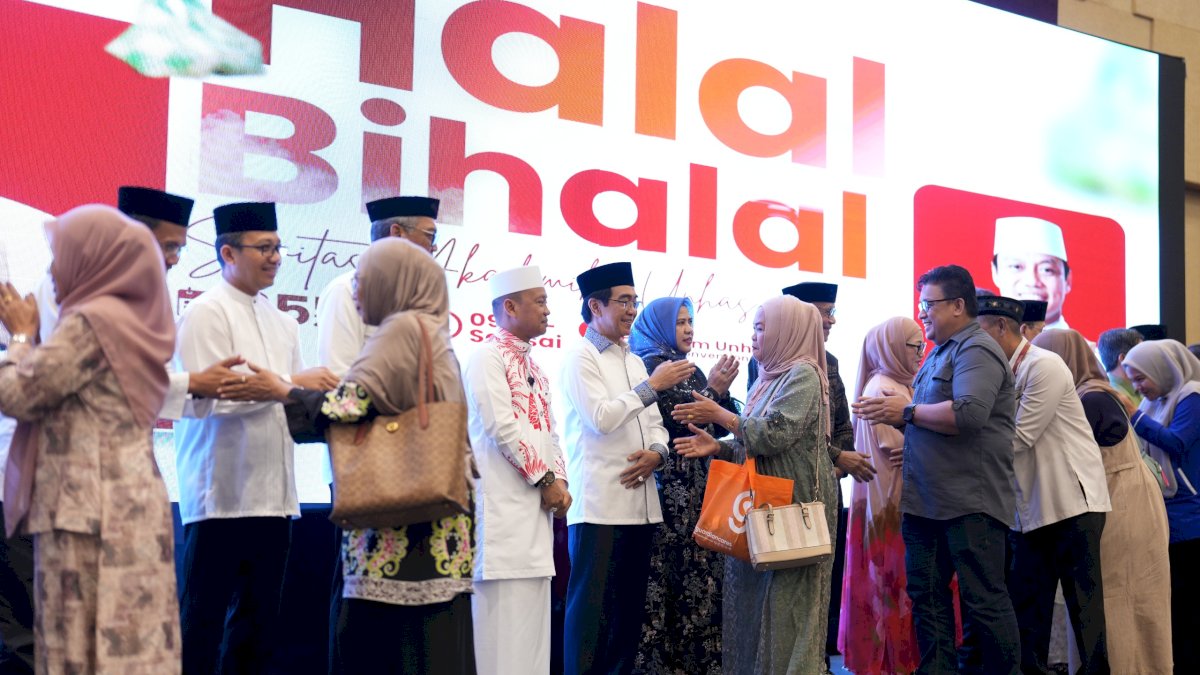 Unhas Gelar Halal Bihalal, Dorong Kolaborasi Menuju Kampus Kelas Dunia