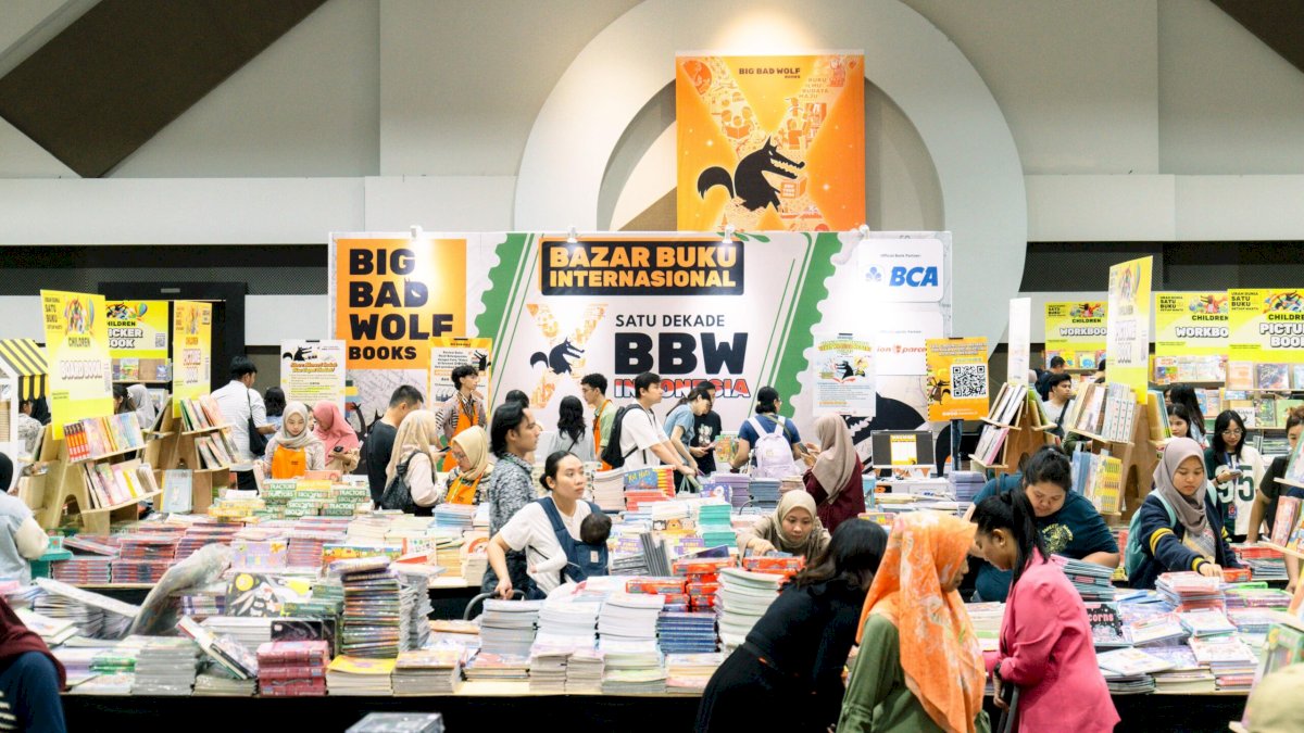 Bazar Buku BBW Makassar 2026 Kembali Hadir, Diskon Sampai 90 Persen