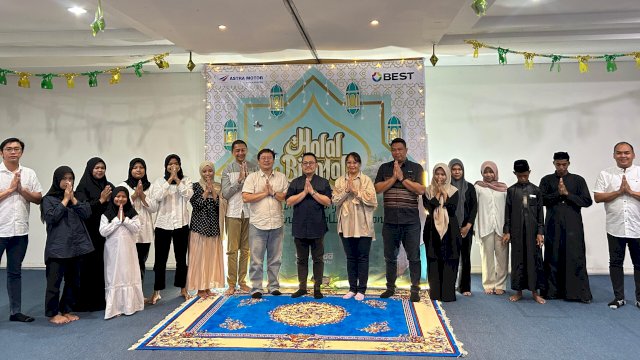 Asmo Sulsel halalbihalal dengan anak panti asuhan. Foto: Istimewa.