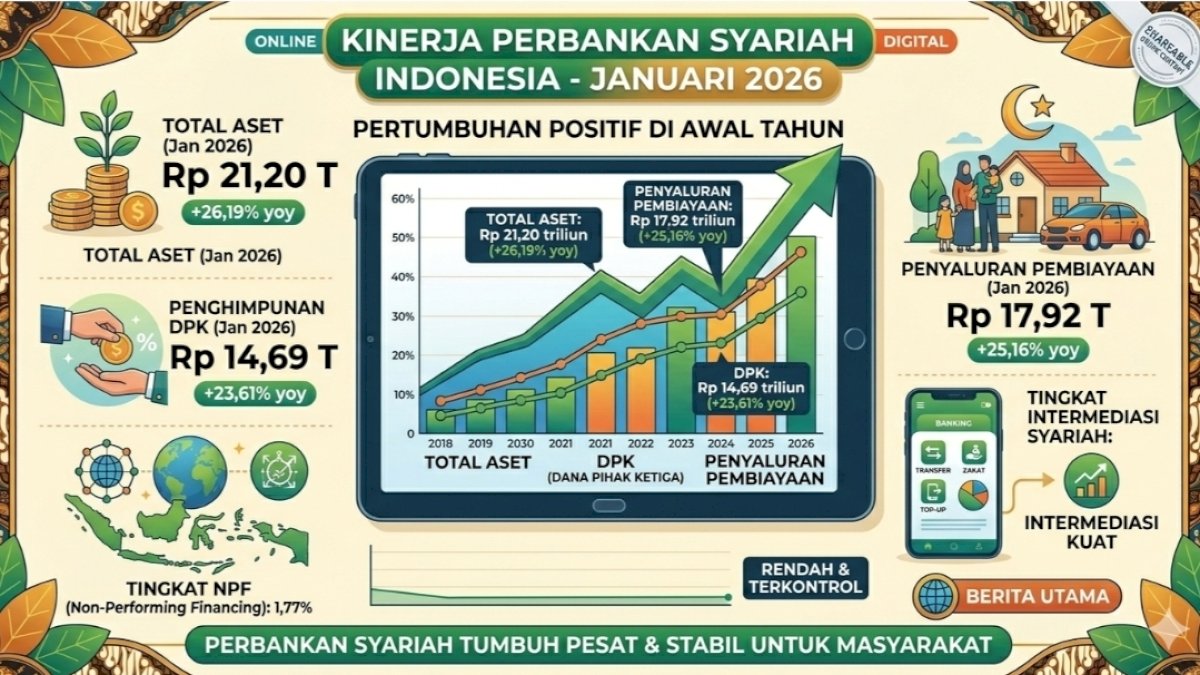 Kinerja Perbankan Syariah di Sulsel Kian Kuat, Aset dan DPK Tumbuh Dua Digit